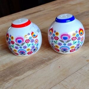 Polish ceramic salt and pepper shakers.